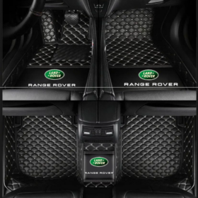 TAPIS 8D plus LUXURY-land rover (noir/beige) _0