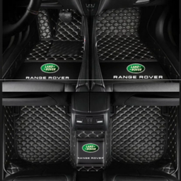 TAPIS 8D plus LUXURY-land rover (noir/beige) 