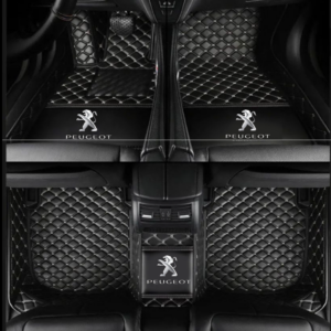 TAPIS 8D plus LUXURY-peugeot (noir/gris)_0