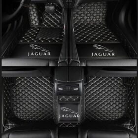 TAPIS 8D,plus LUXURY-jaguar (noir/beige)