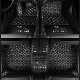 TAPIS 8D,plus LUXURY-jaguar (noir/beige)