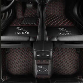 TAPIS 8D,plus LUXURY-jaguar (noir/rouge)_0