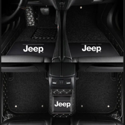 TAPIS 9D LUXURY-jeep (noir/beige)+mokitte noir