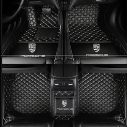 TAPIS 8D plus LUXURY-porshe (noir/gris