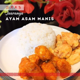 Nasi Ayam Popcorn