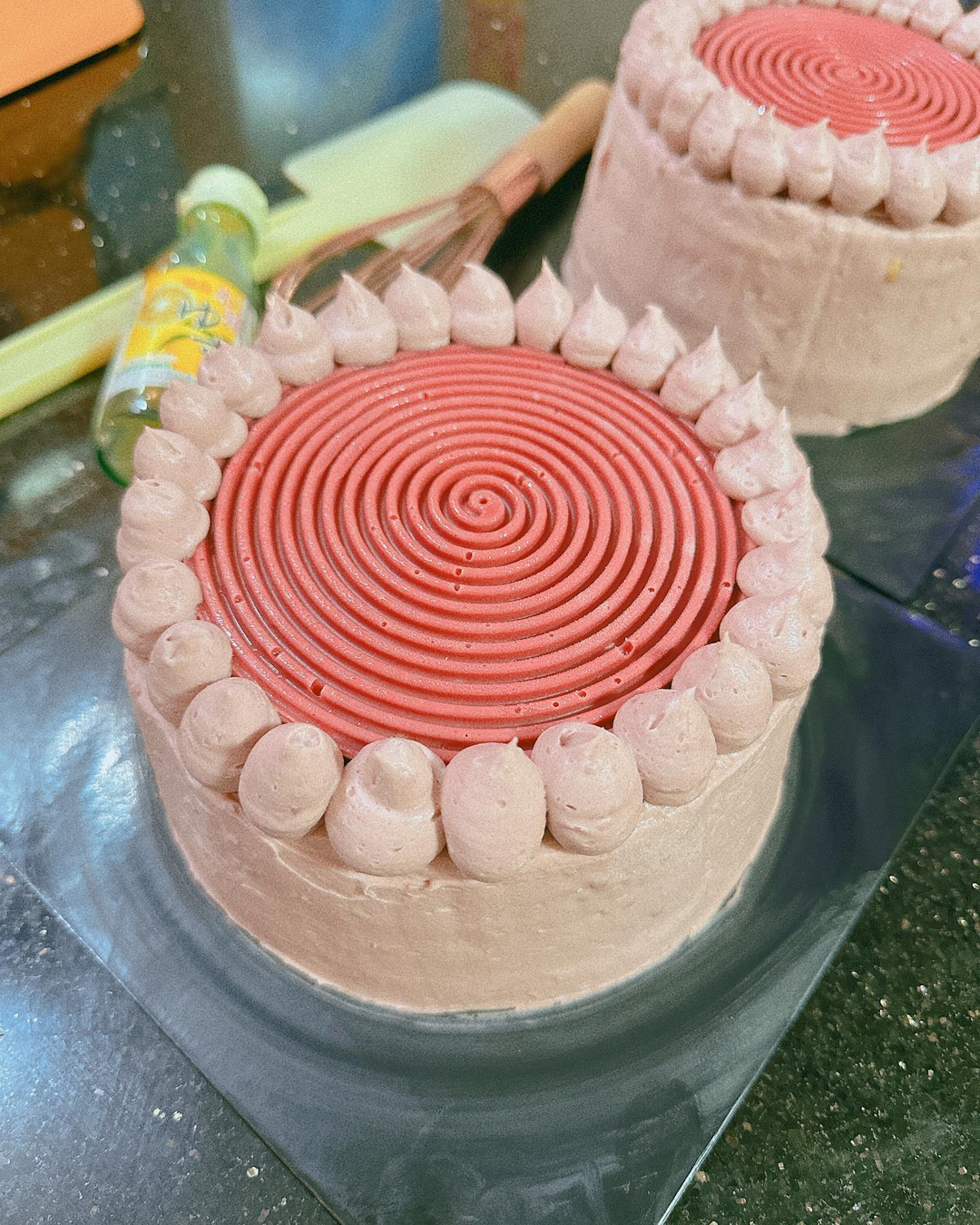 Rasberry Yuzu Cake
