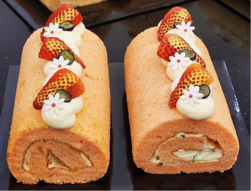 Cranberry Yuzu Swiss Roll (2 rolls)_0