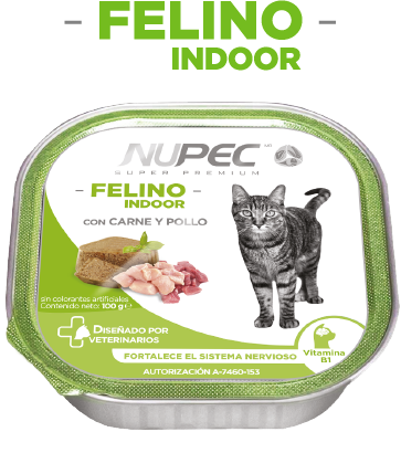 ALIMENTO HÚMEDO FELINO INDOOR 100G