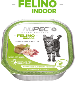 ALIMENTO HÚMEDO FELINO INDOOR 100G