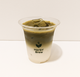 Iced Hojicha Latte
