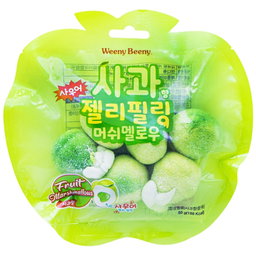 GS APPLE FLAVOR SOUR JELLY FILLING MARSHMALLOW 50G X 10 PACKS