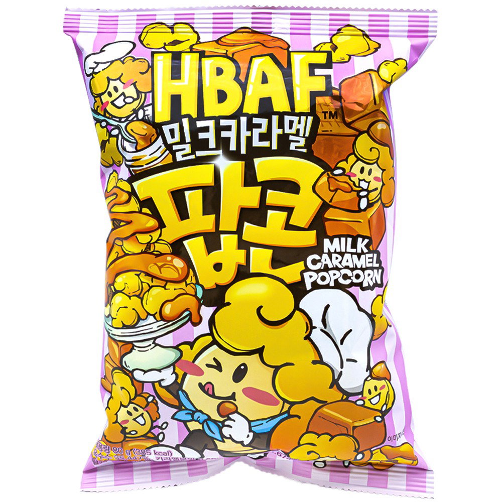 HBAF MILK CARAMEL POPCORN 80G