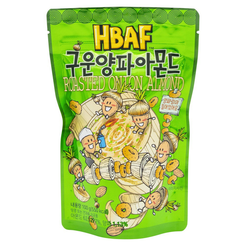 HBAF ROASTED ONION ALMOND 120G