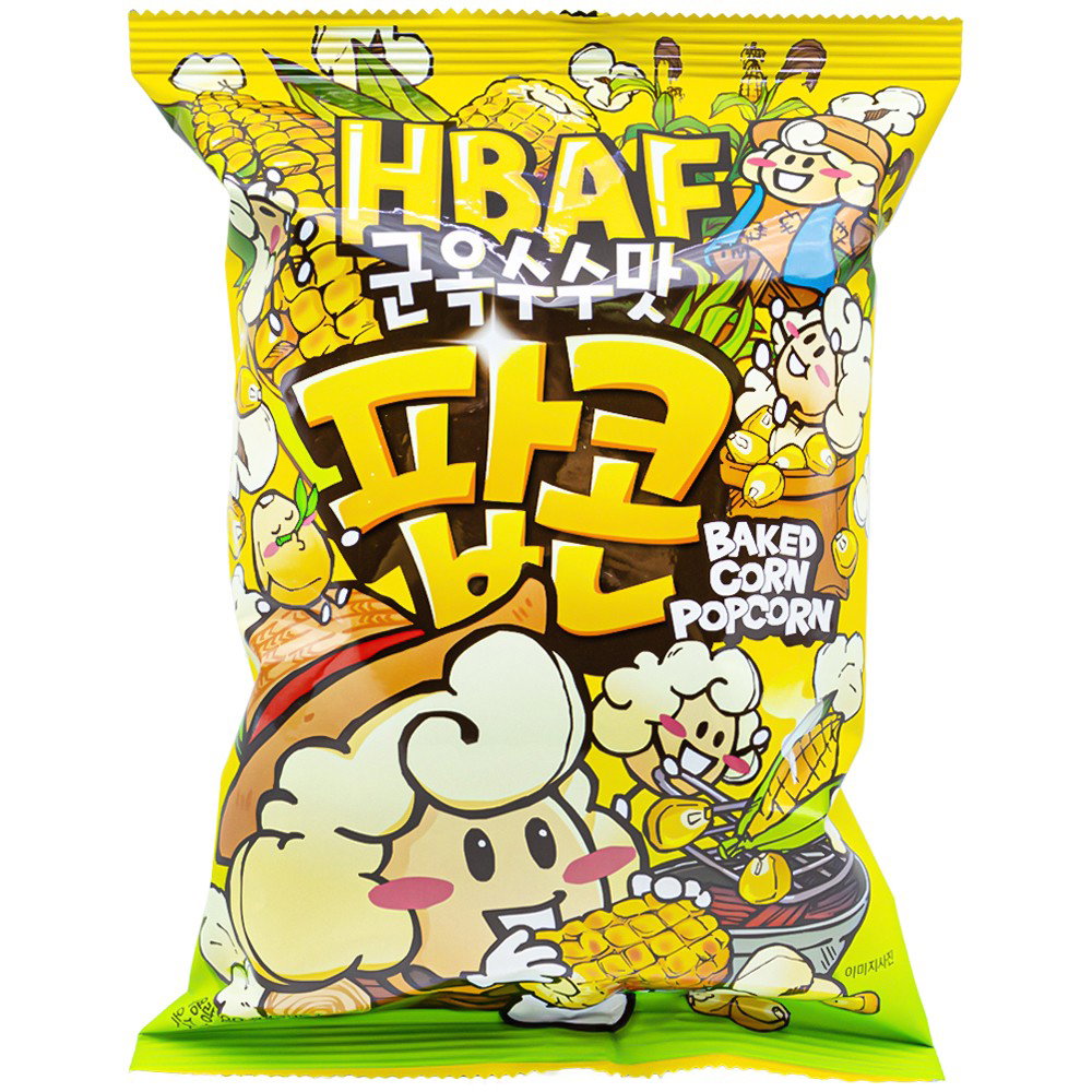HBAF BAKED CORN POPCORN 80G_0
