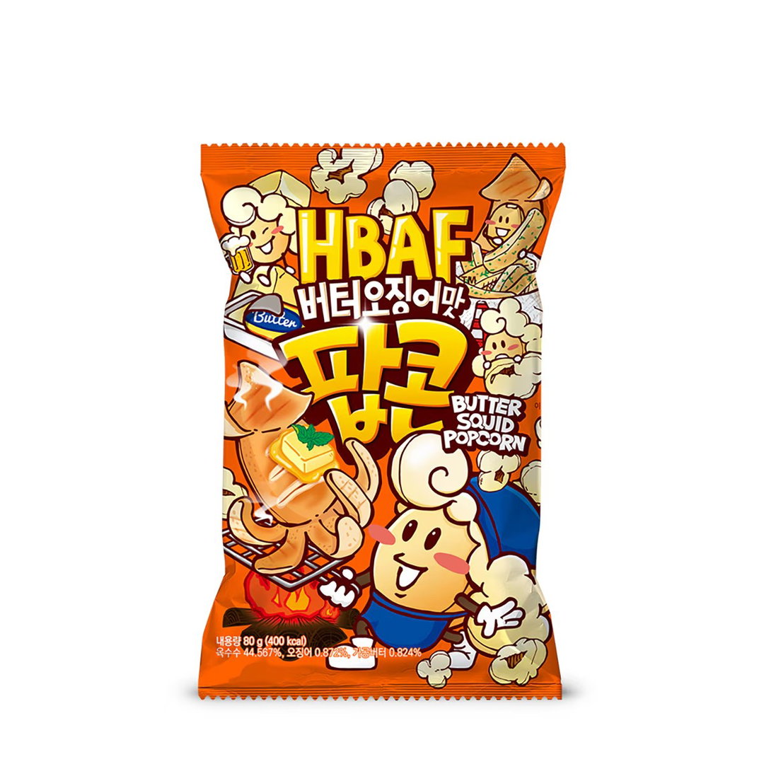 HBAF BUTTER SQUID POPCORN 80G