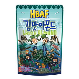 HBAF LAVER (SEAWEED) ALMOND 120G