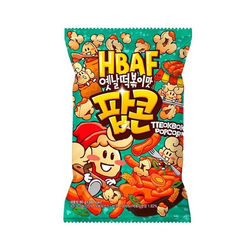 HBAF OLD-SCHOOL TTEOKBOKKI POPCORN 80G