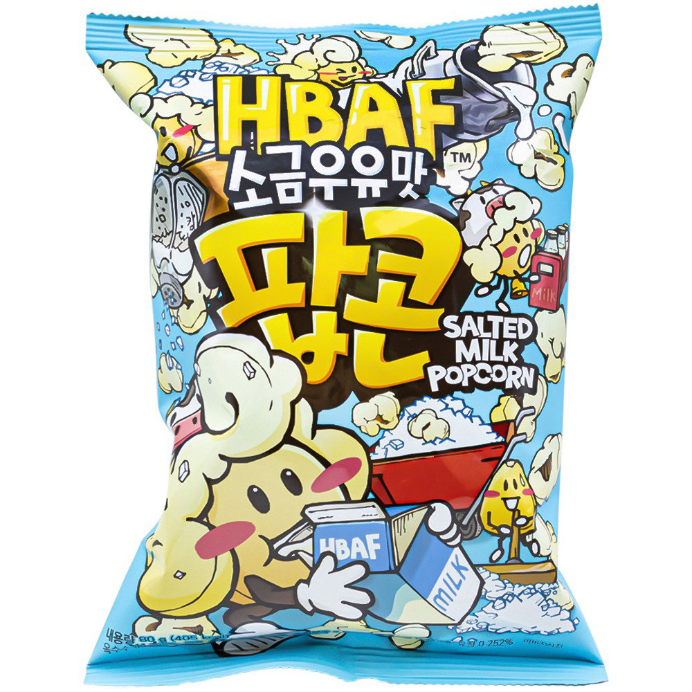 HBAF SALT MILK POPCORN 80G