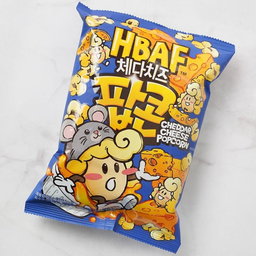 HBAF CHEDDAR CHEESE POPCORN 80G