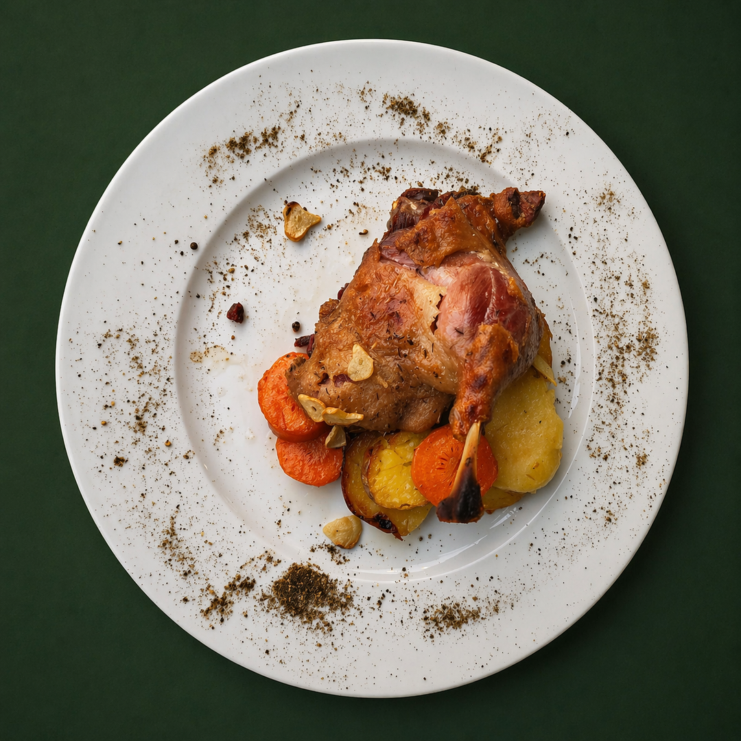 Duck leg confit