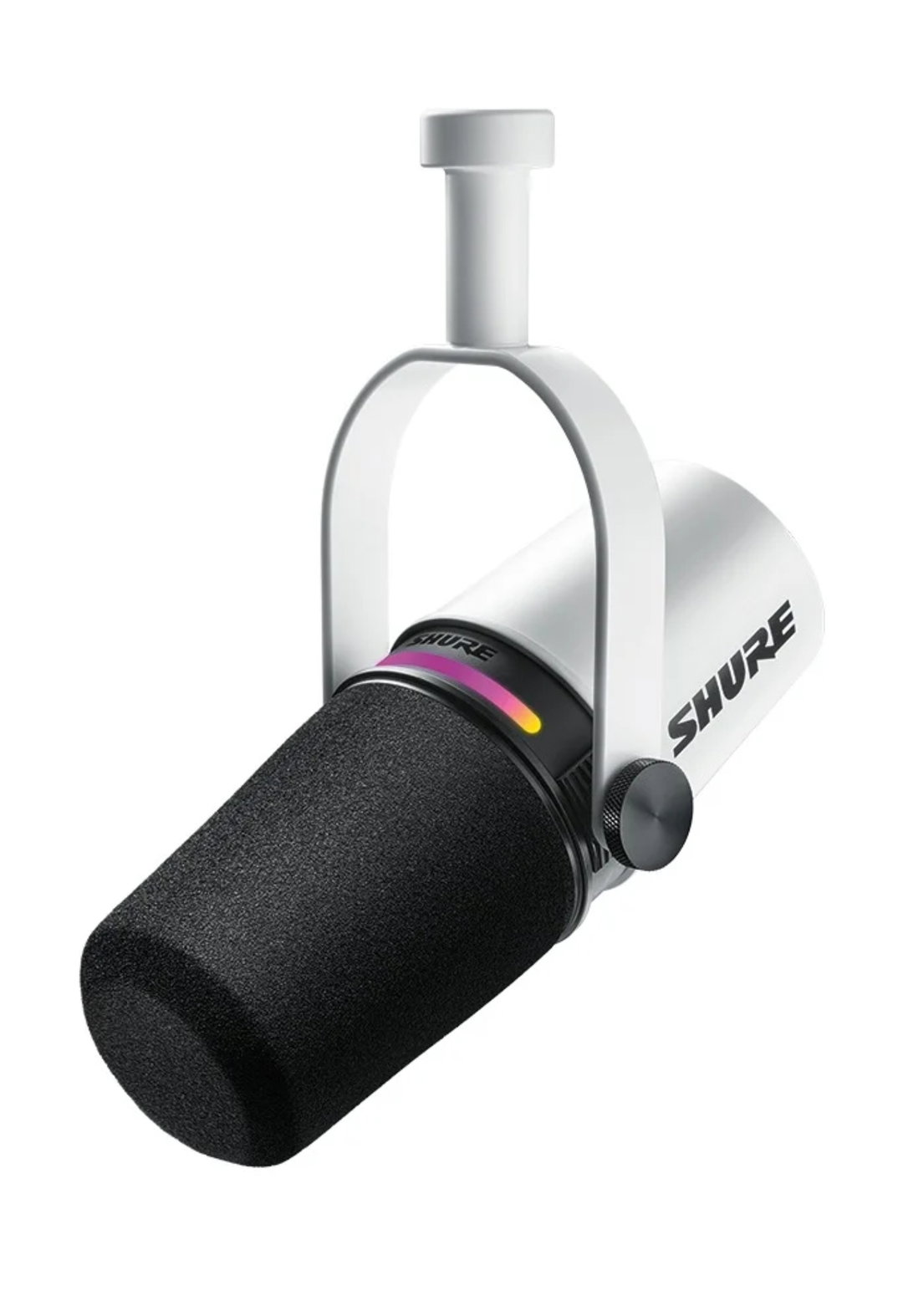 Shure MV7+ Podcast Microphone USB-C & XLR, White