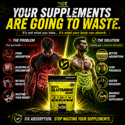 VITAXTRONG 100% Glutamine [300g / 500g / 1kg] – Faster Muscle Recovery, Repair & Immune Boost [VX]