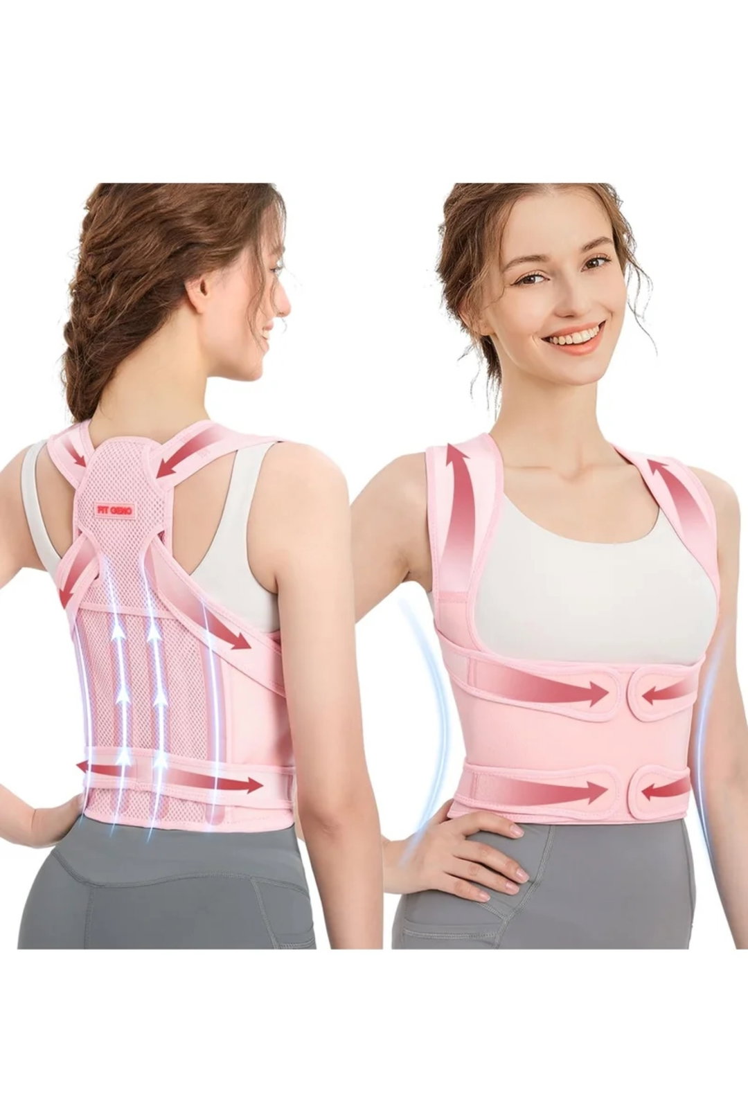 GUDOO Back Brace and Posture Corrector for Women and Men