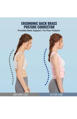 GUDOO Back Brace and Posture Corrector for Women and Men 
