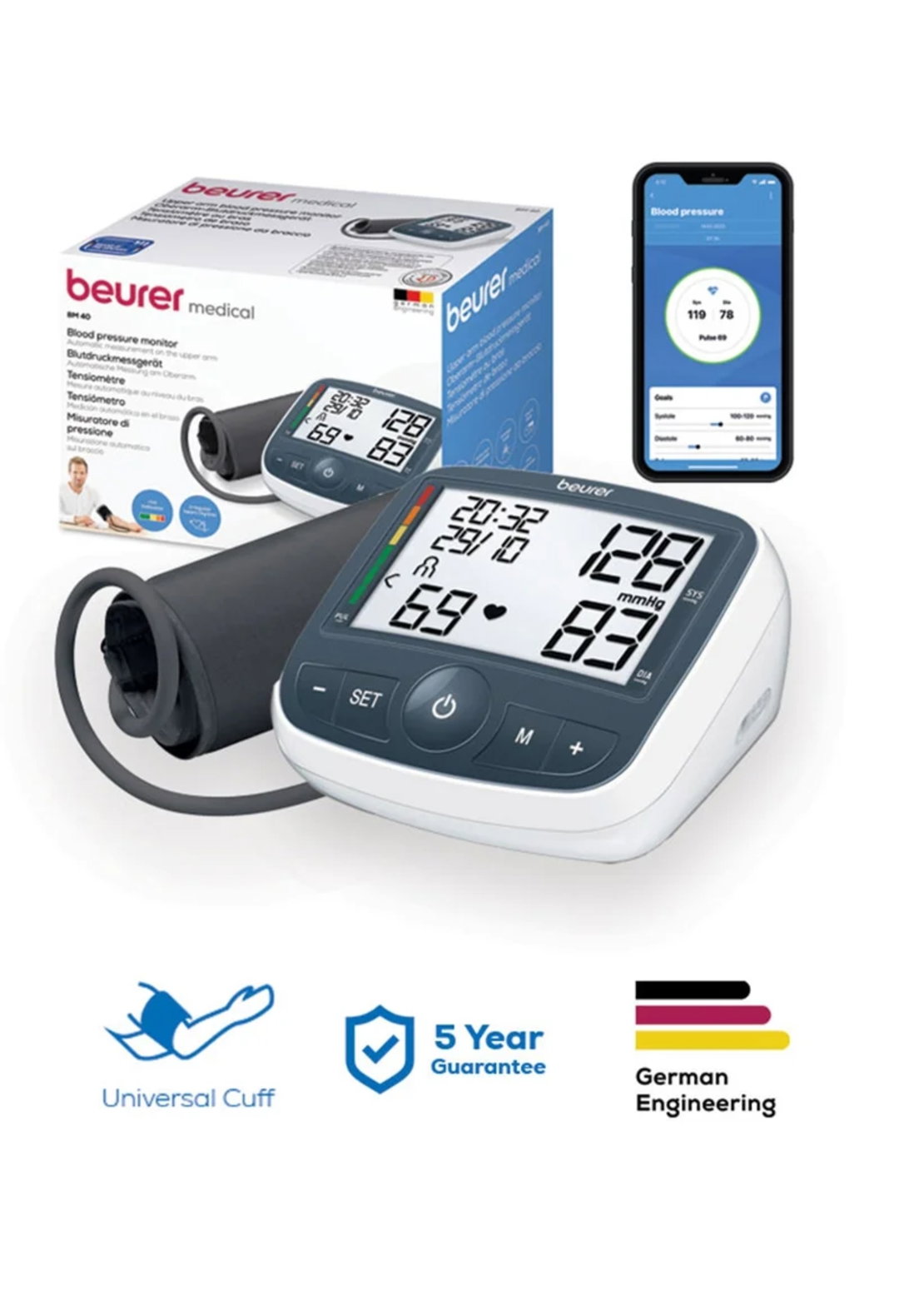 Beurer BM 40 Upper Arm Blood Pressure Monitor