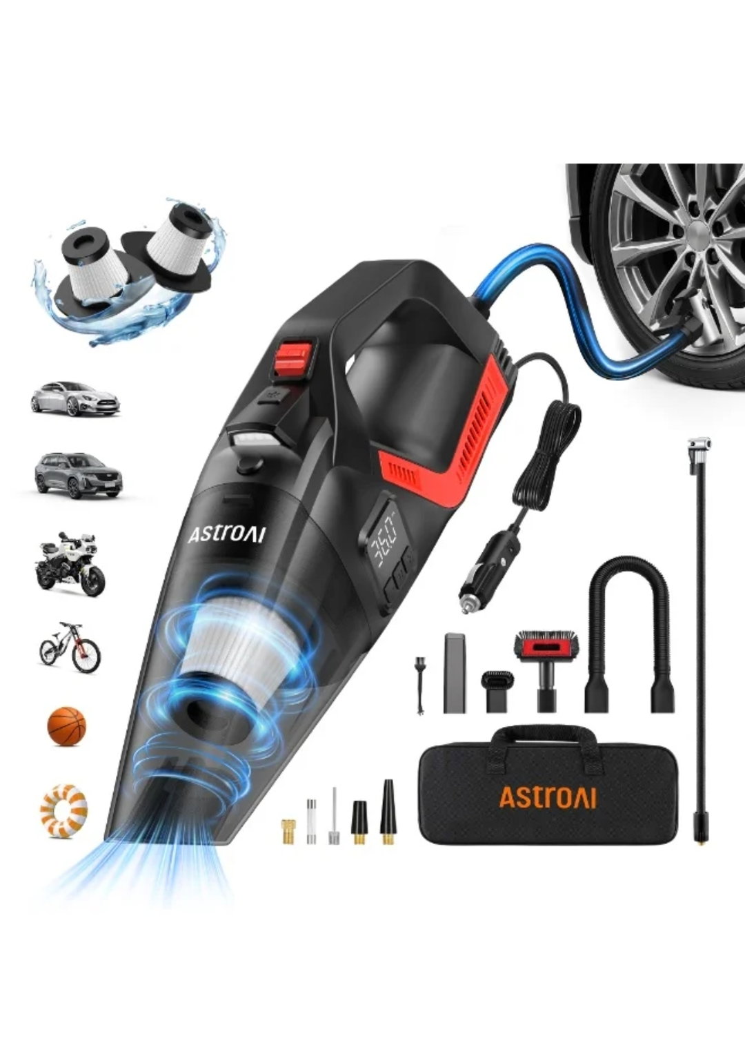 AstroAl Handheld Car Vacuum Cleaner