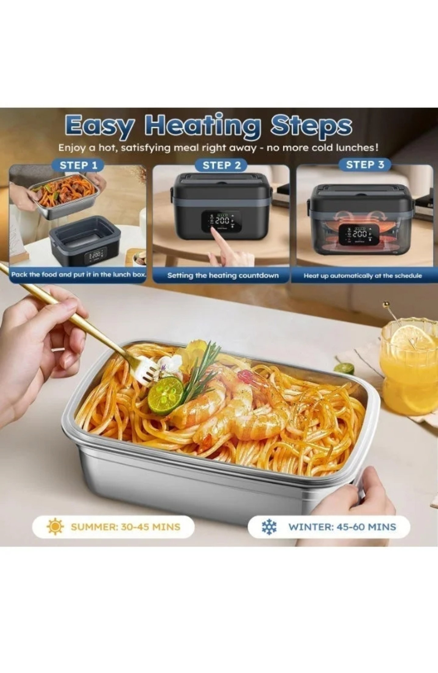 Cordless Electric Lunch Box for Office, Travel and Car Use_3