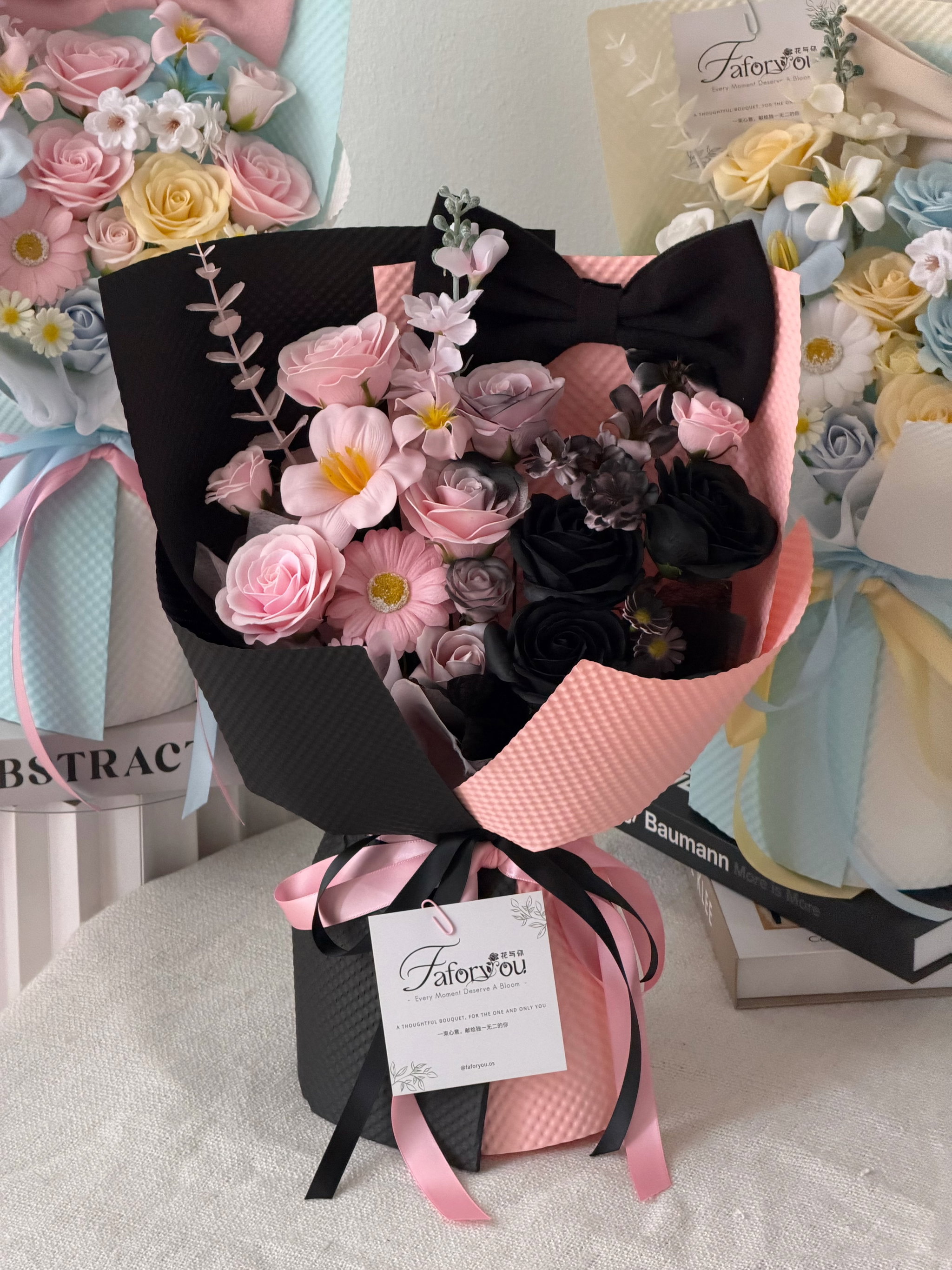Candy Petals Soap Flower Mixed Bouquet _3