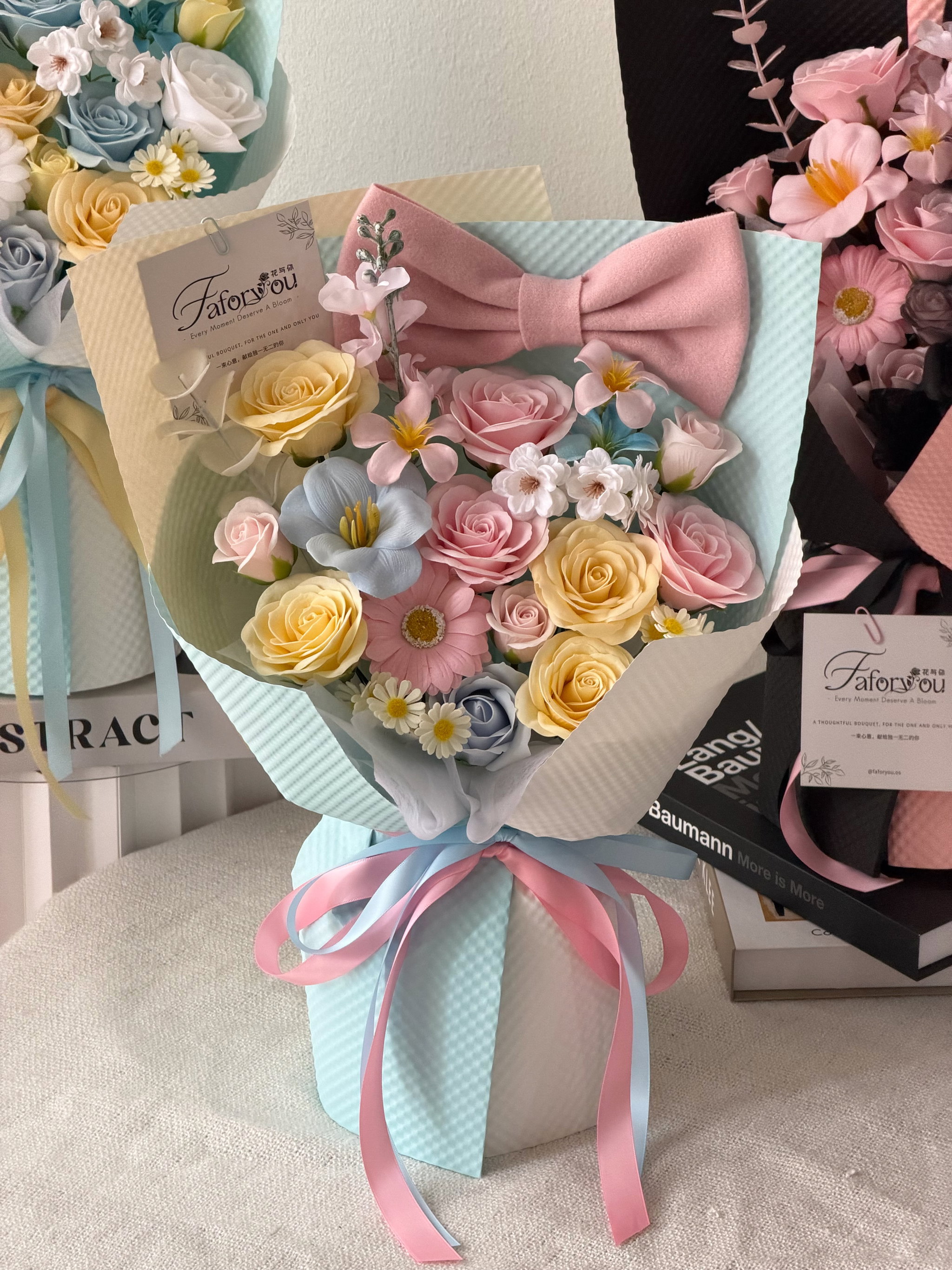 Candy Petals Soap Flower Mixed Bouquet _2