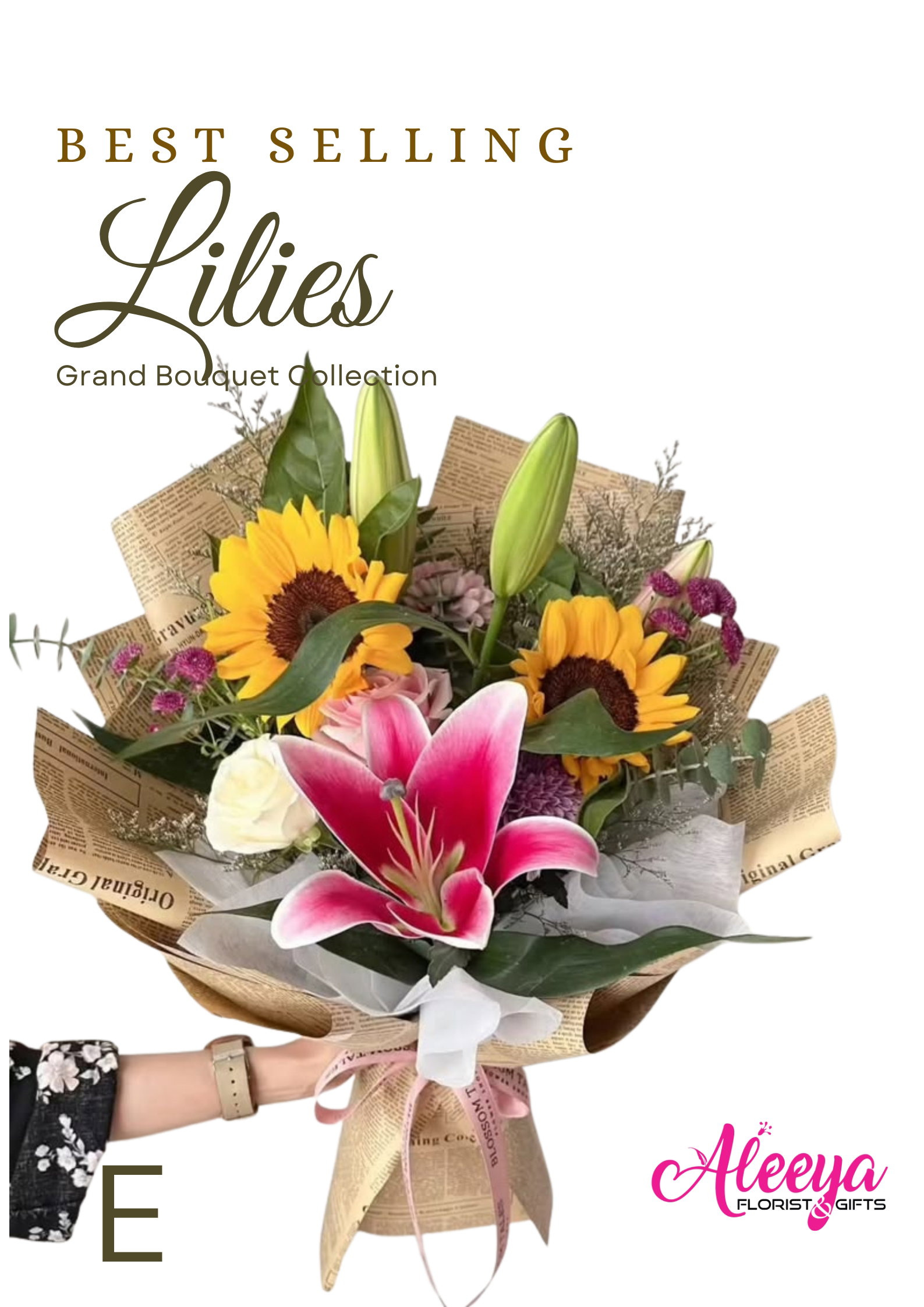 Fresh Sunflower Lilies _0