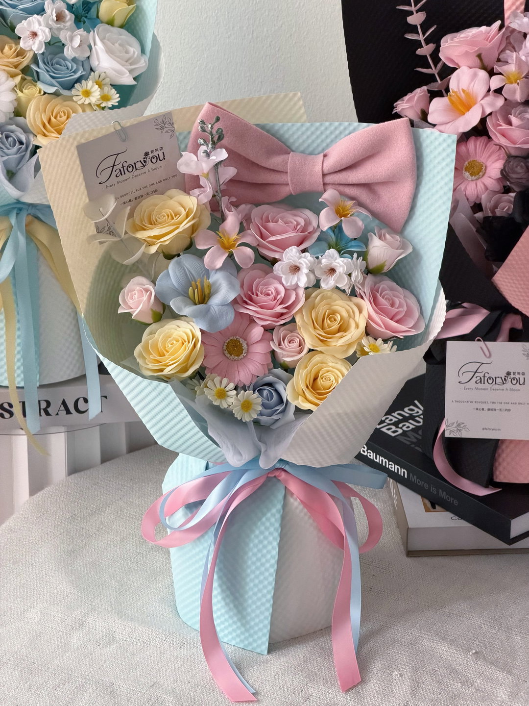 Candy Petals Soap Flower Mixed Bouquet 