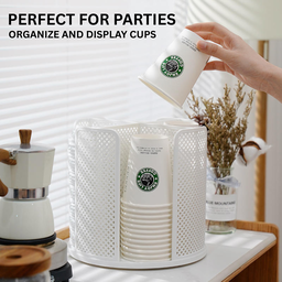 CUP HOLDER STORAGE RACK
