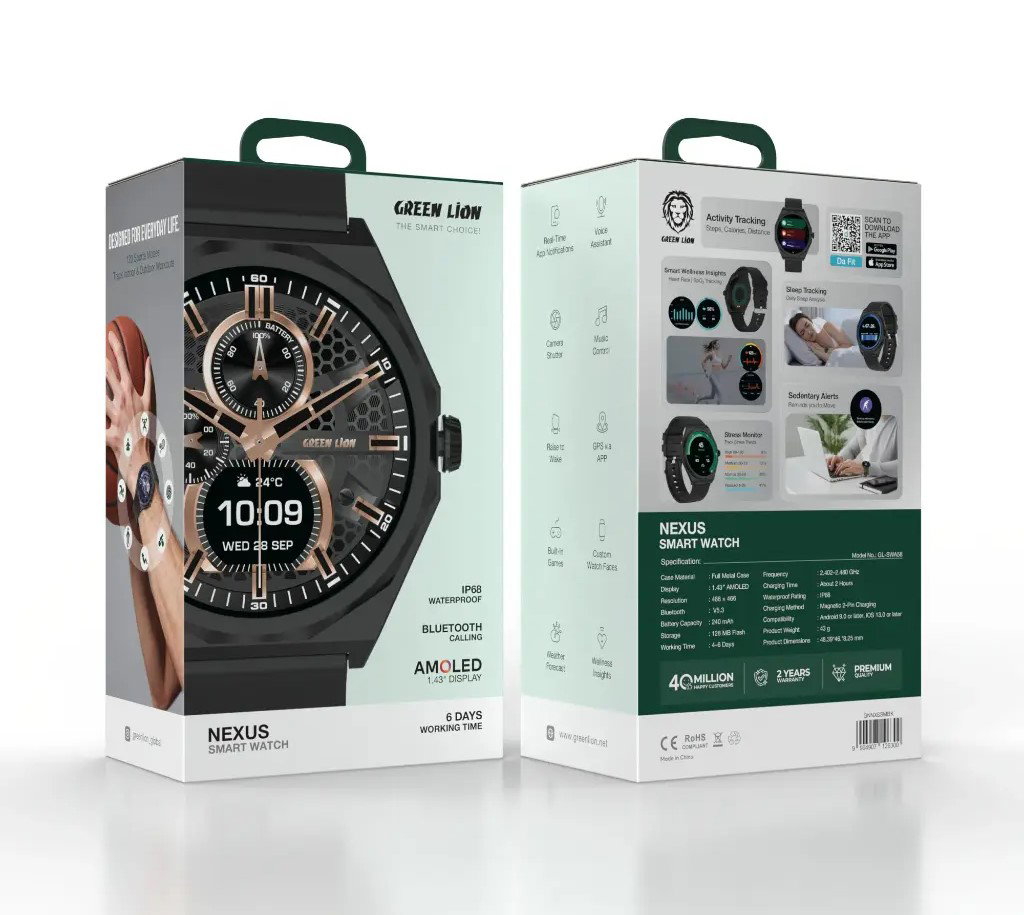 Green Lion Nexus Smart Watch 1.43'' AMOLED Display_2