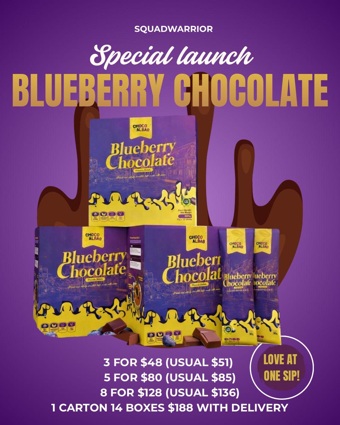 Choco Albab Blueberry Chocolate Drink