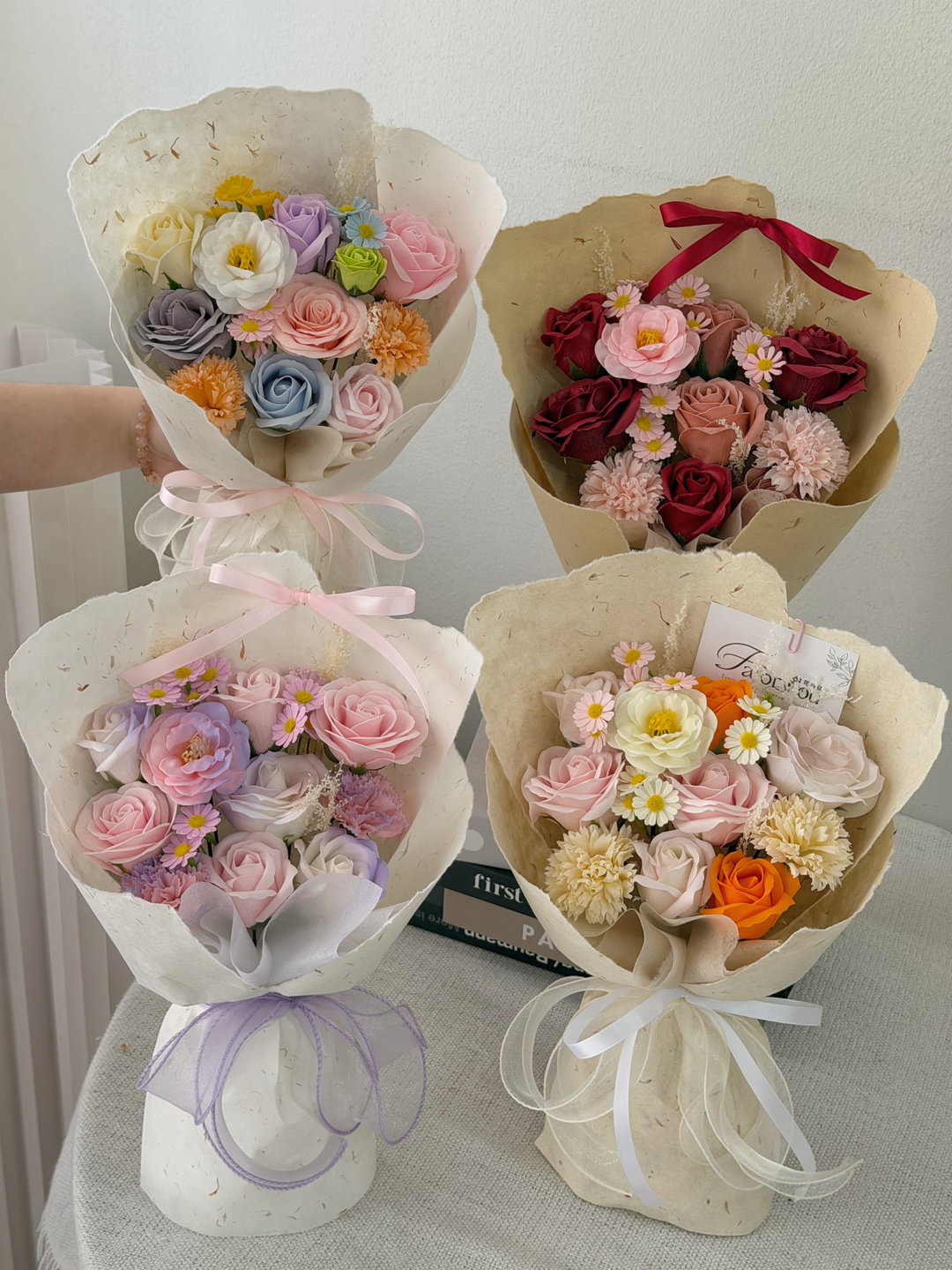 Classic Soap Flower Mixed Dong Ba Bouquet 