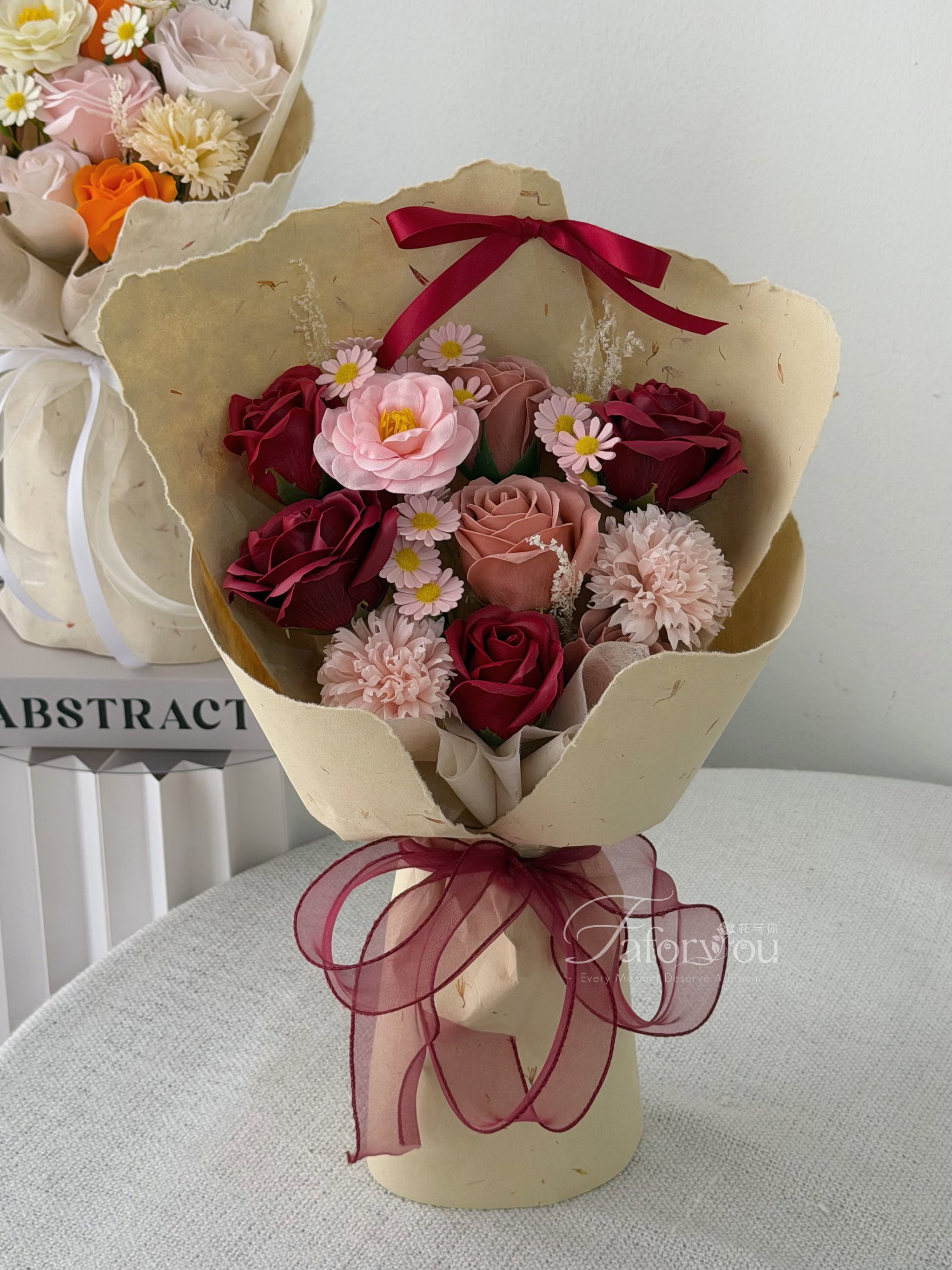 Classic Soap Flower Mixed Dong Ba Bouquet _1