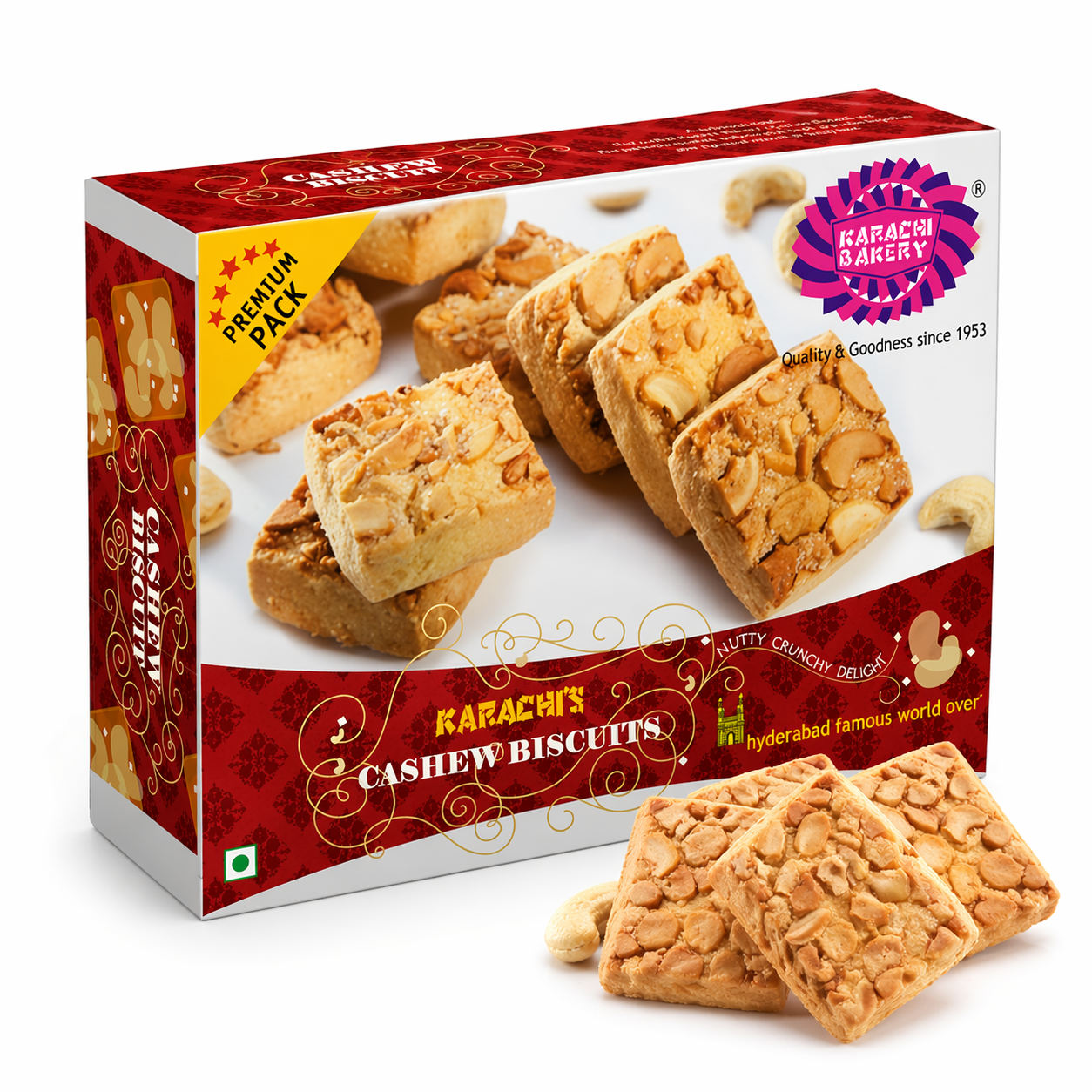 Karachi Cashew Biscuit 400g_0