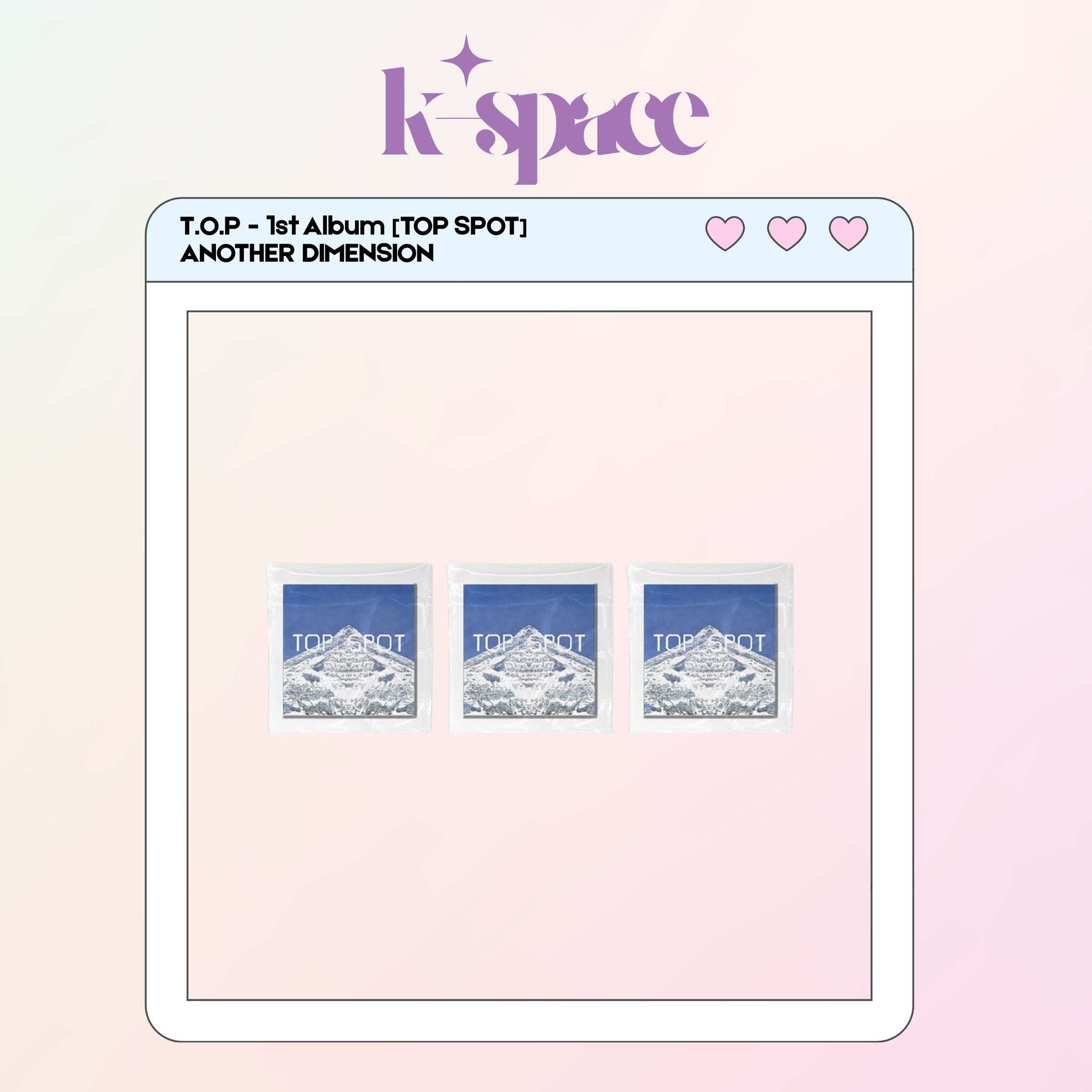T.O.P - 1st Album [TOP SPOT] ANOTHER DIMENSION_0