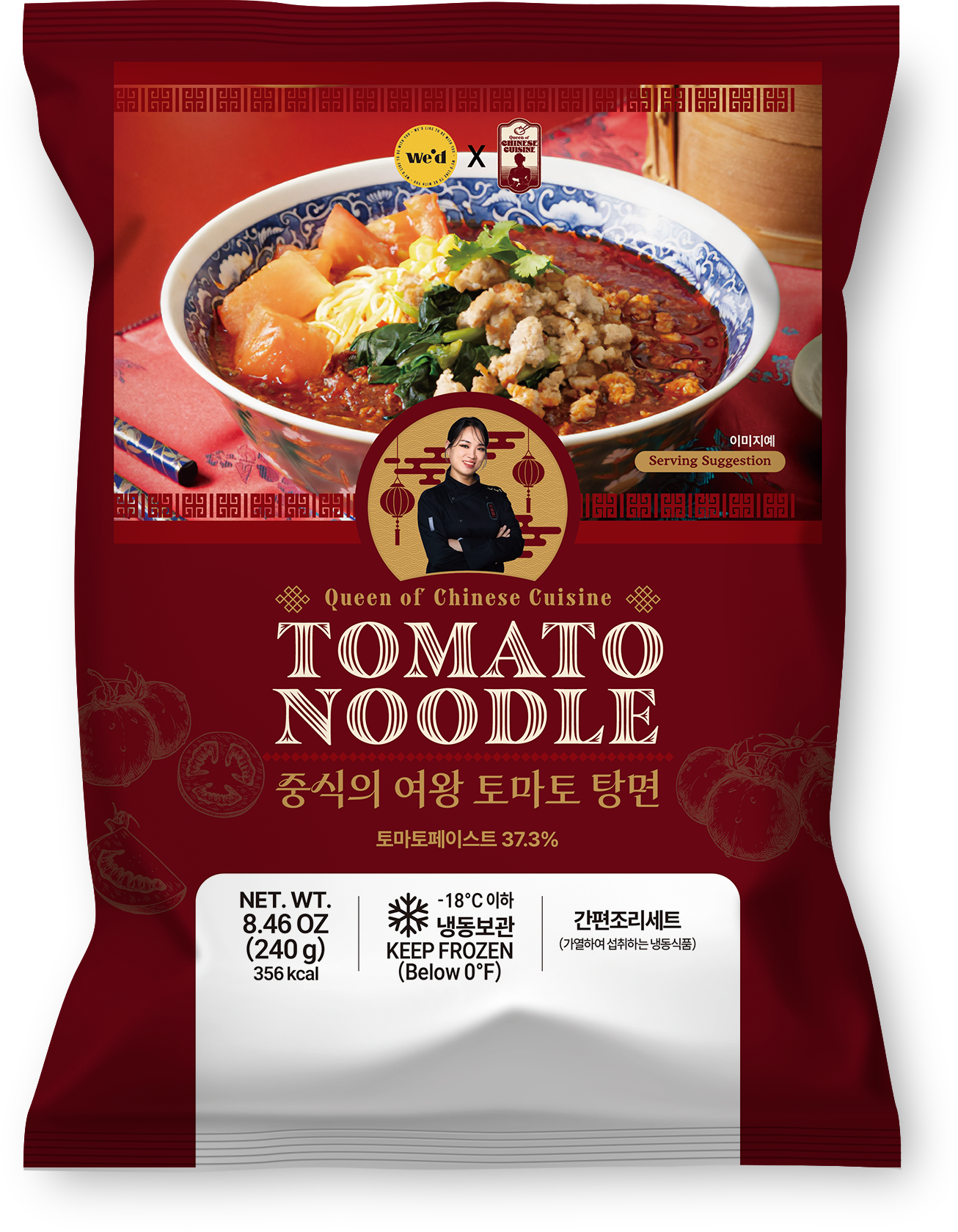 정지선쉐프 티엔미미 토마토 탕면 Queen of chinese Cuisine tomato noodle 240g
