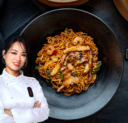 정지선쉐프 티엔미미 해물차우면 Queen of chinese Cuisine seafood stir-fried noodles 290g