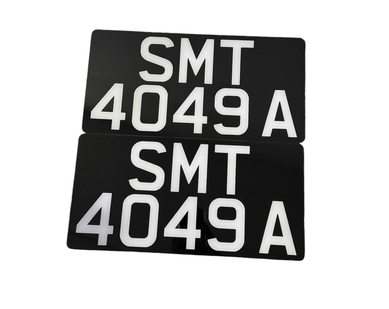 [2D Flat] 2D Acrylic Black Car Plates_9