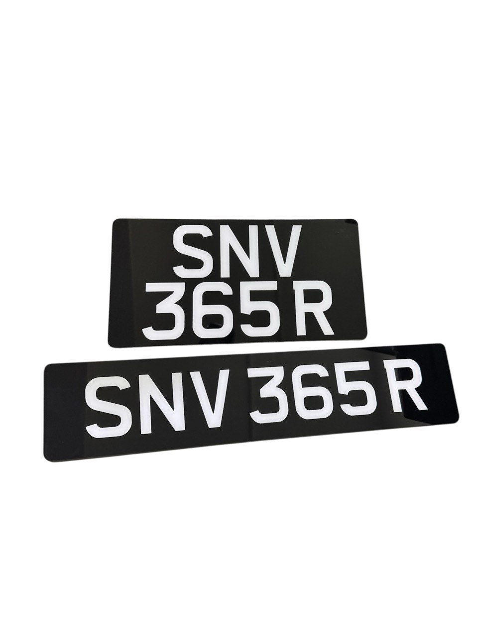 [2D Flat] 2D Acrylic Black Car Plates_10