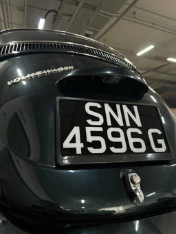 [2D Flat] 2D Acrylic Black Car Plates