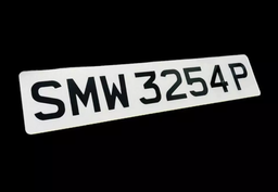[2D Flat] 2D Euro Reflective (WHITE & YELLOW) 