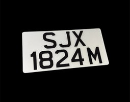 [2D Flat] 2D Euro Reflective (WHITE & YELLOW) 