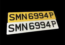 [2D Flat] 2D Euro Reflective (WHITE & YELLOW) 